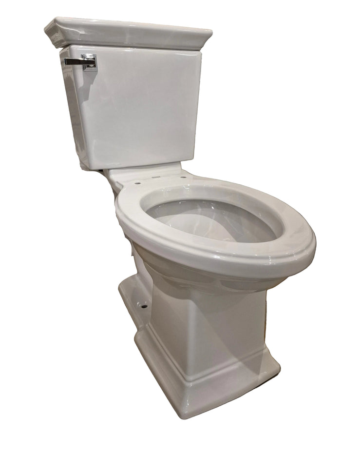Town Square S 4.8L Single Flush Right Height Elongated 2-Piece Toilet in White, Seat Not Included