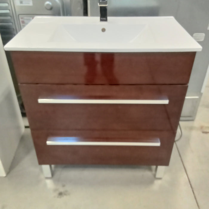 30.5"W Vanity with Sink and Two Drawers