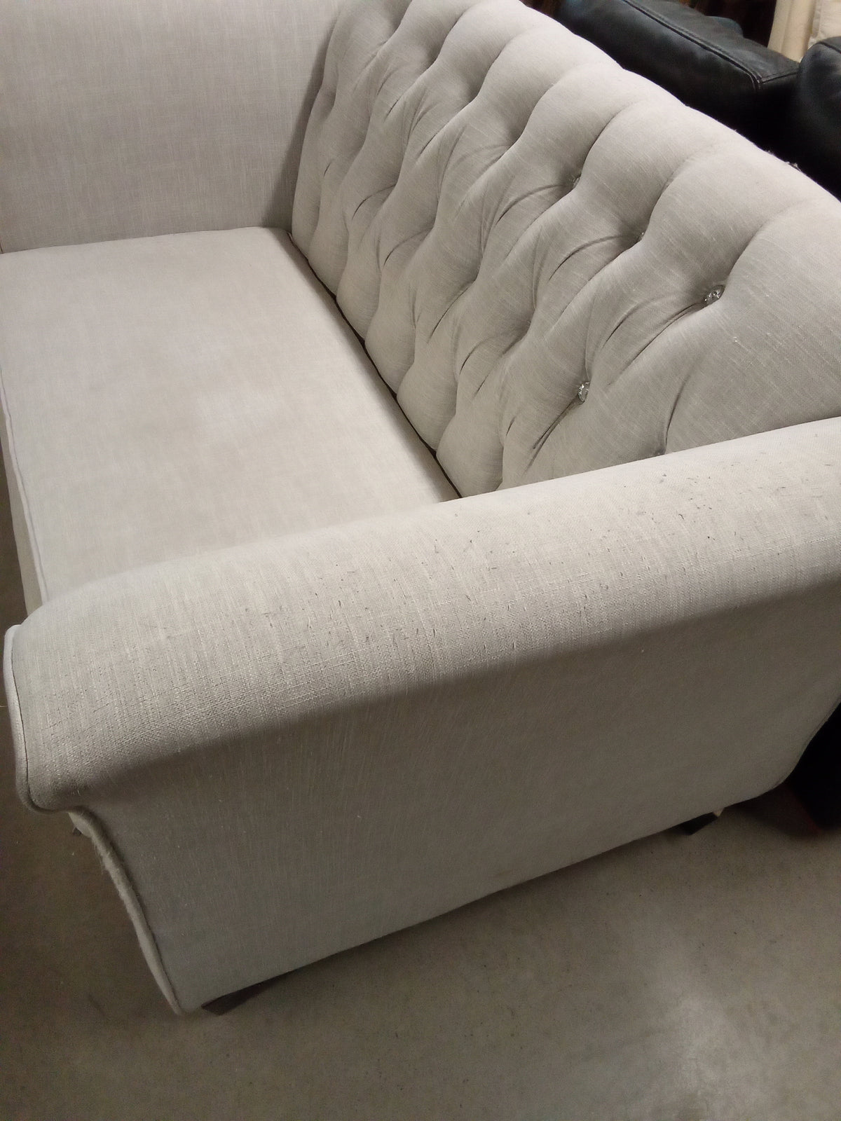 Love Seat in Grey