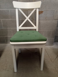 60"W Solid Wood Dining Set with 6 Chairs