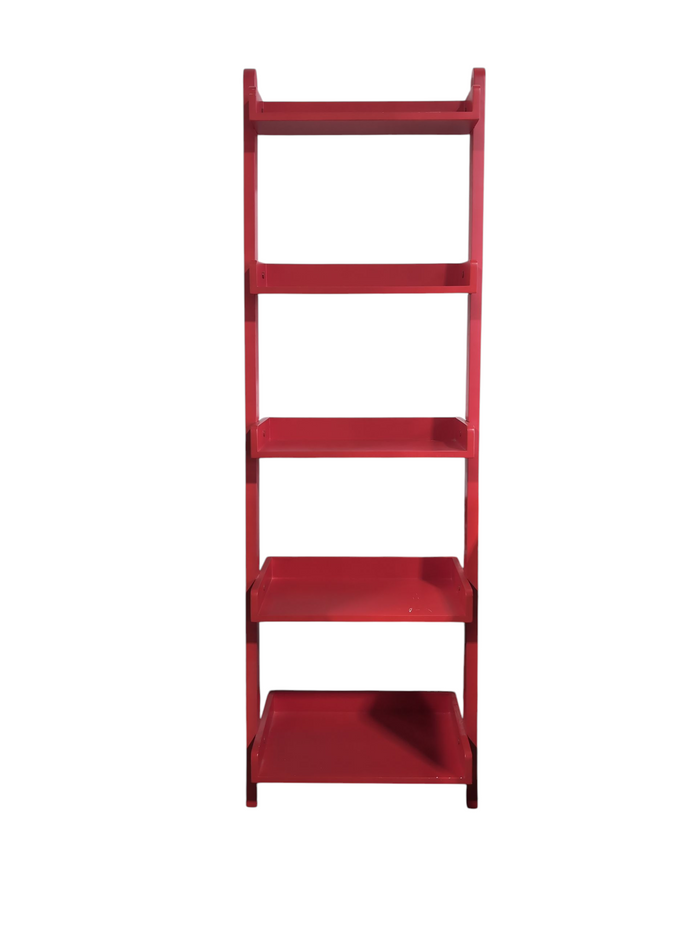 Red Bookcase Ladder