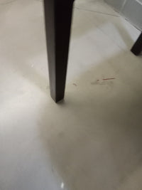 72"W Frosted Glass Dining Table