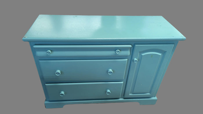 51"W Teal Dresser