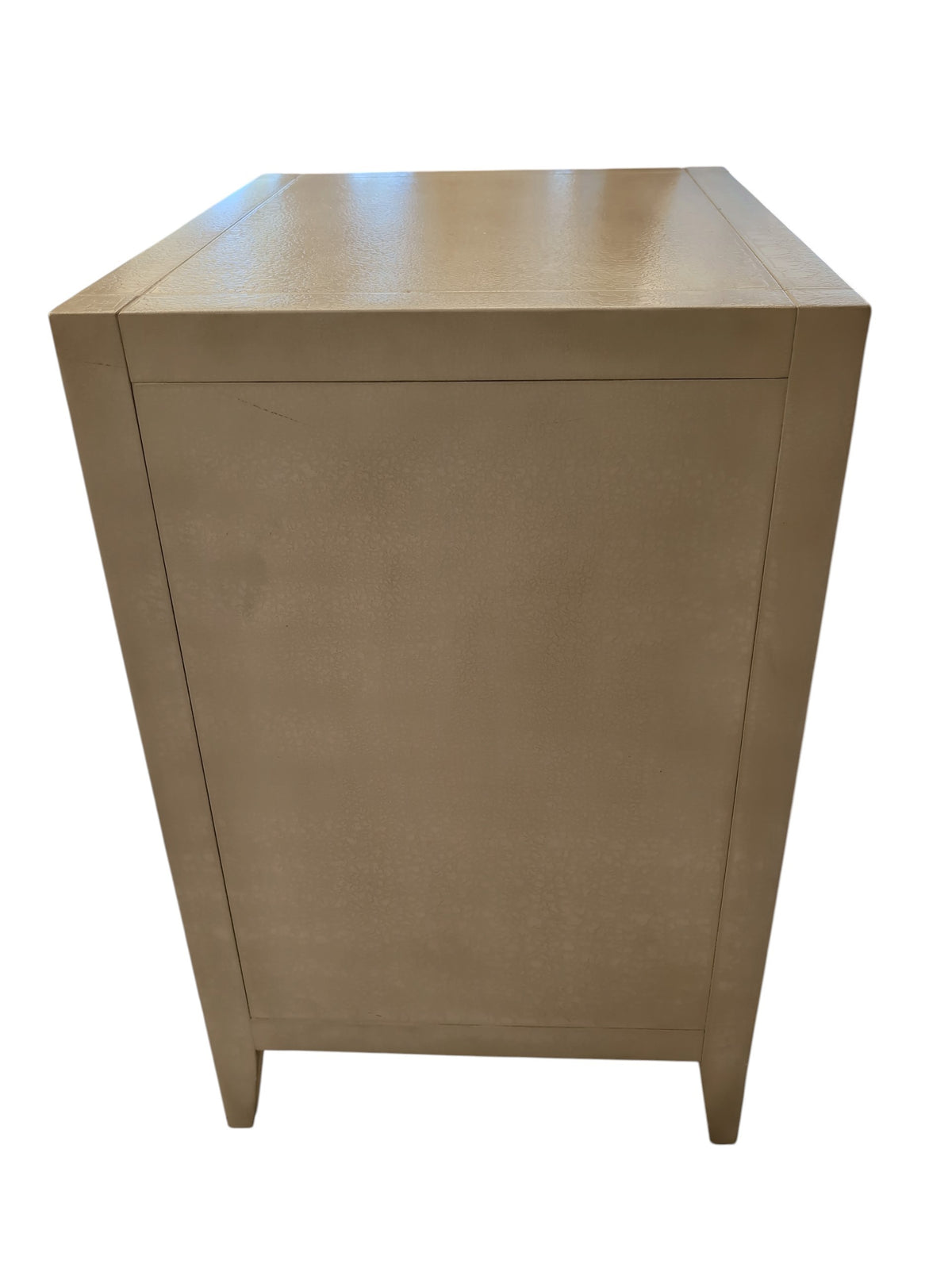 Off-White Three Drawer Cabinets