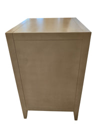 Off-White Three Drawer Cabinets