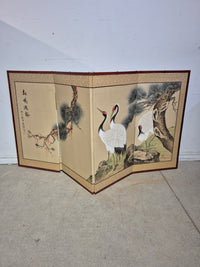 4-Panel Folding Privacy Screen