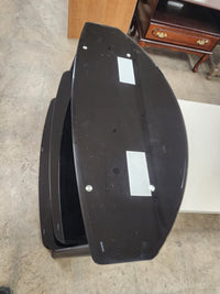 Black Glass 3 Tier Tv Stand