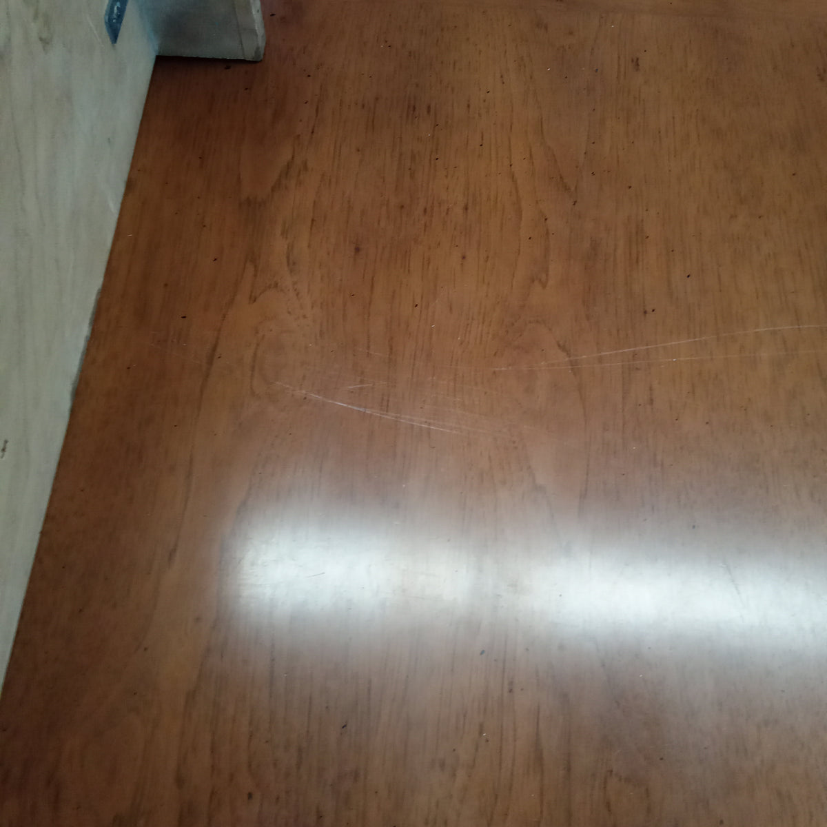 66"W Solid Wood Dining Table with Two Leaves