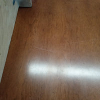 66"W Solid Wood Dining Table with Two Leaves