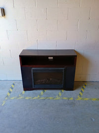 Electric Fireplace with Mantel