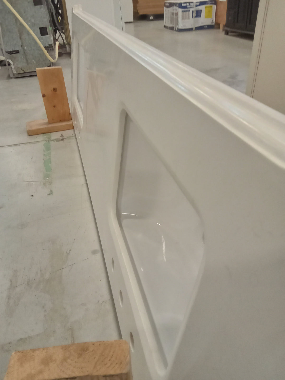 72" x 23" Diamond Quartz Double Sink Countertop