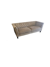 Light Grey Tufted Sofa