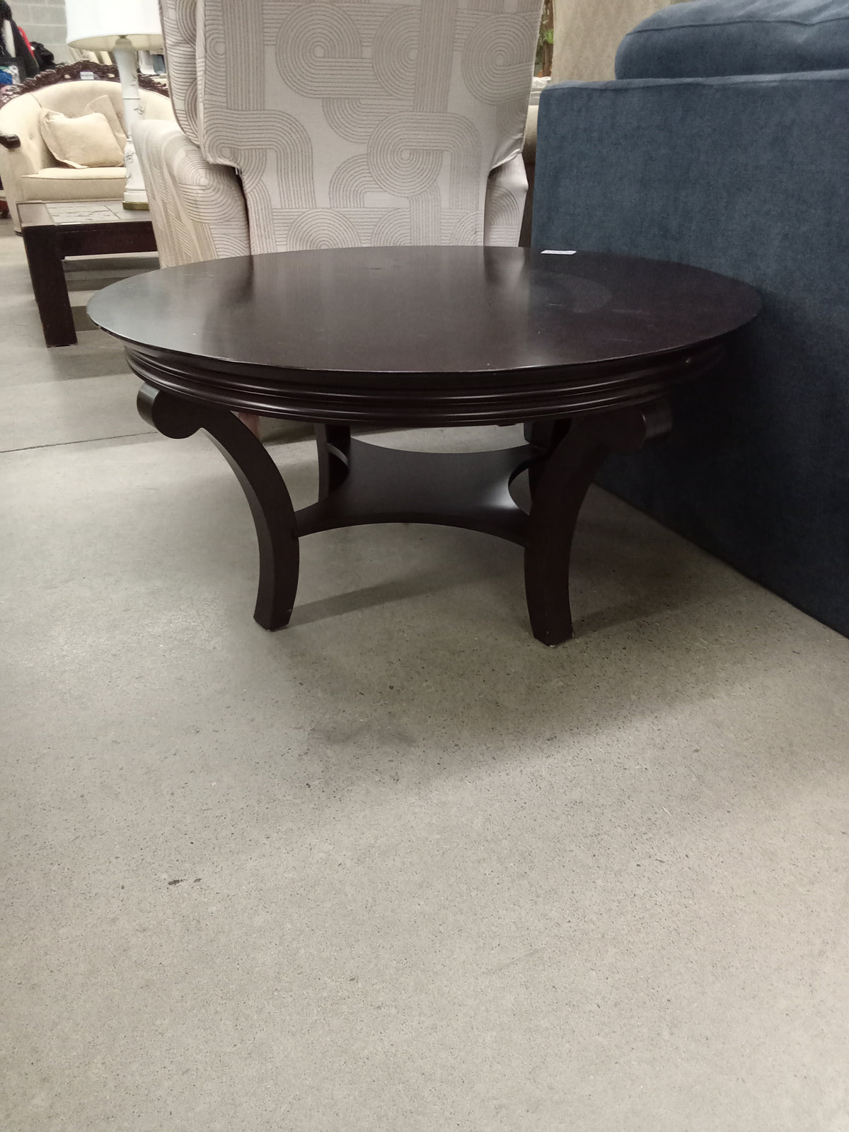 Brunette Round Coffee Table