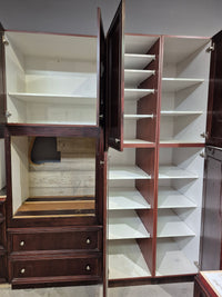 Dark Brown Kitchen Cabinet Set