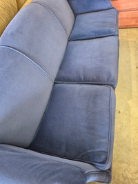 Periwinkle Blue Down Filled Sofa