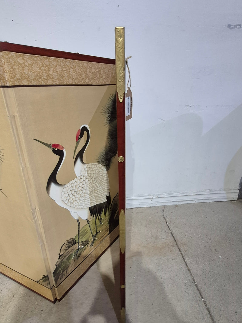 4-Panel Folding Privacy Screen