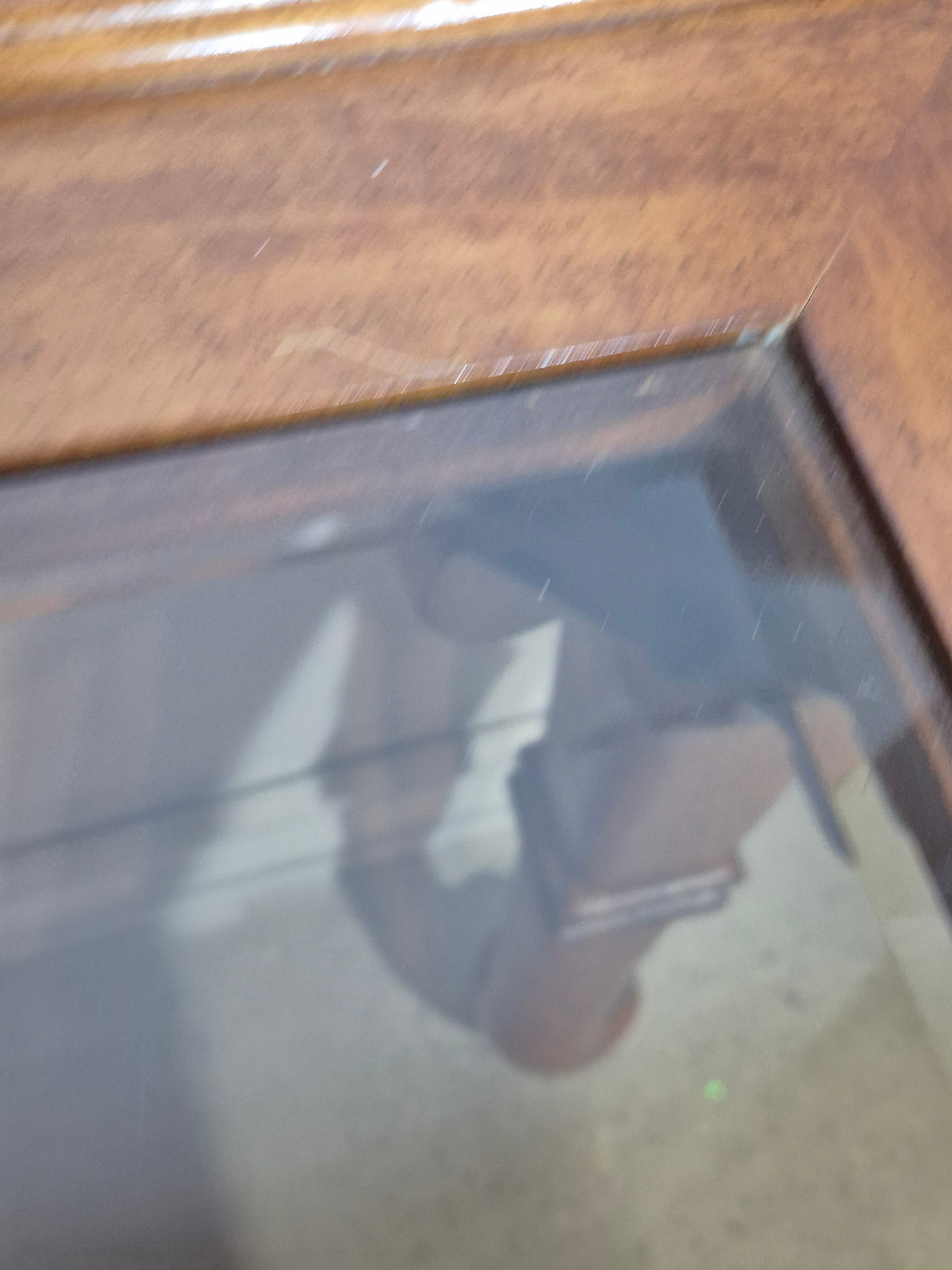 Tinted Glass Insert Side Table