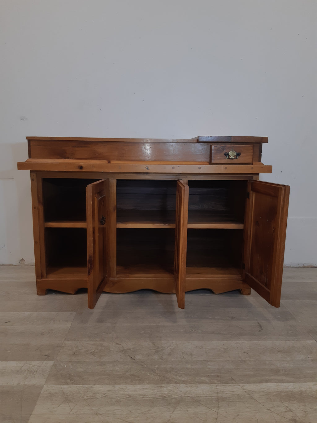 57" Solid Wood Dry Sink Cabinet