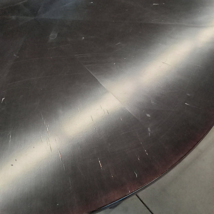 36"Diameter Black Counter Dining Table