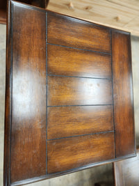 Tall Dark Wood Side Table