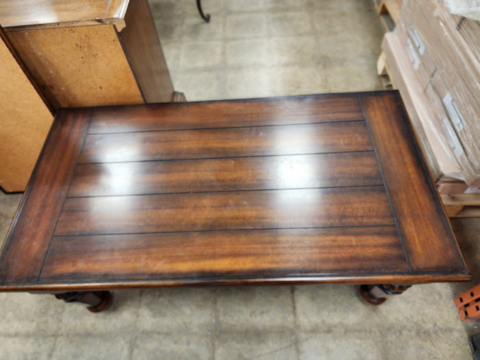 Dark Solid Wood Coffee Table