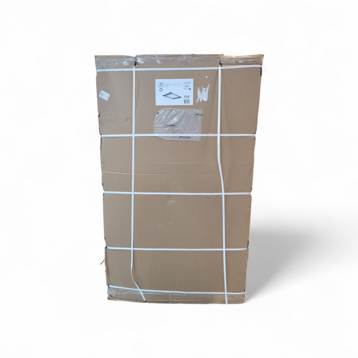 3 ft. x 5 ft. Door Awning Kit - Grey Structure & Clear Panels