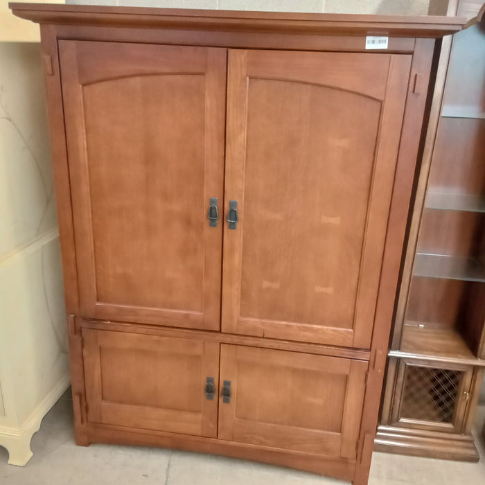 48.5"W Solid Wood Media Cabinet