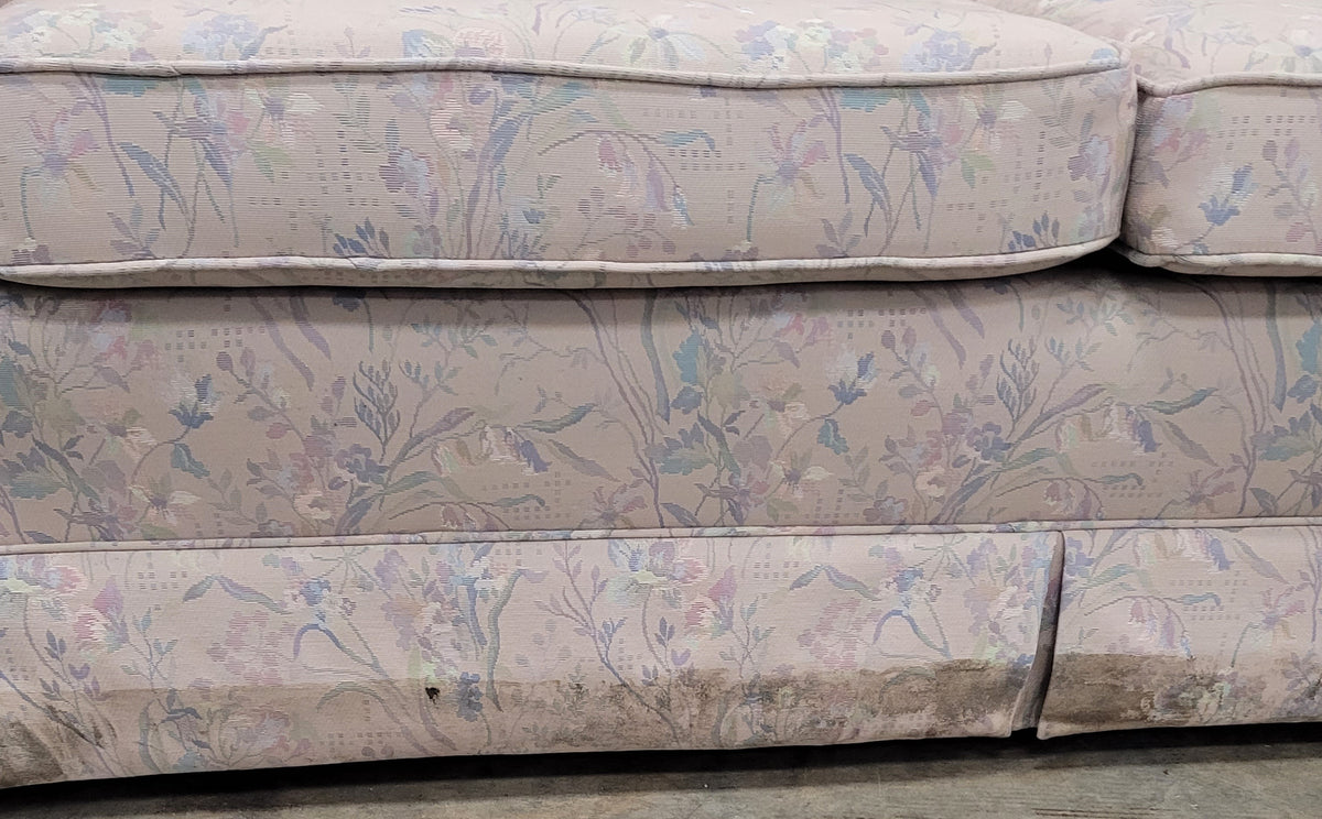 Light Pastel Floral-Patterned Loveseats
