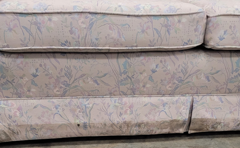 Light Pastel Floral-Patterned Loveseats