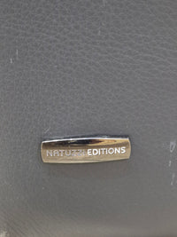Natuzzi Edition Grey Leather Sofa