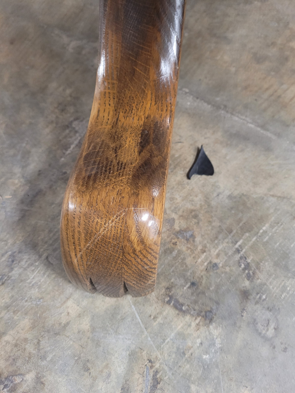 Honey Oak Pedestal Coffee Table
