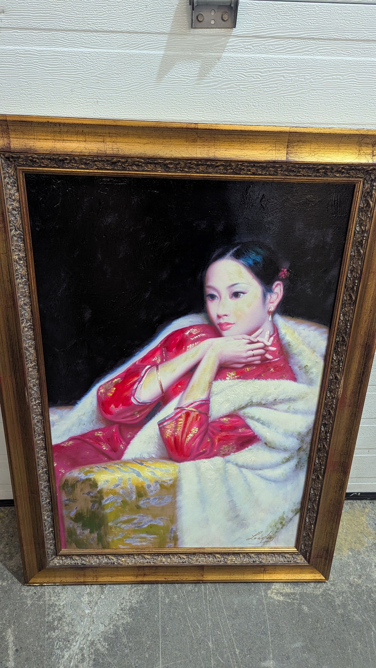 Painting of Asian Lady