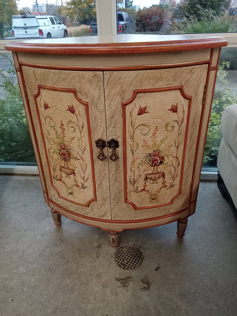 20"W Corner Cabinet with Painted Doors and Top