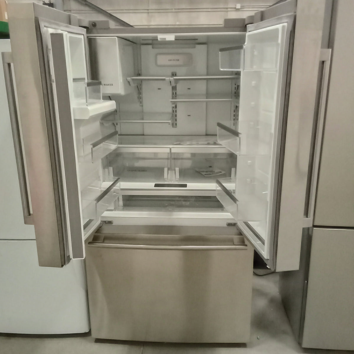 36"W French Door Fridge Freezer in Stainless Steel