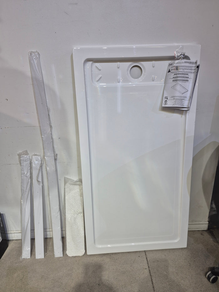 60" x 32" OVE Alcove Shower Base - - White