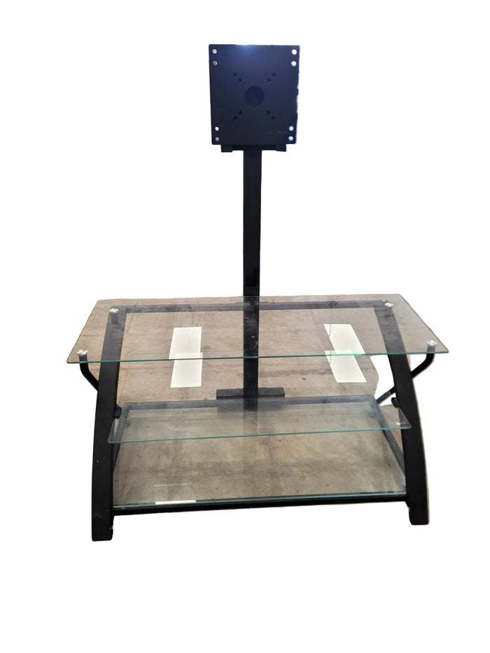 Glass And Metal Tv Stand