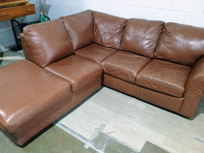 Sectional Sofa in Brown