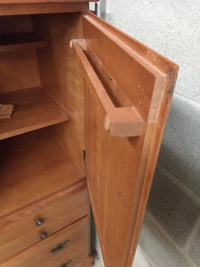 35"W Wooden Armoire