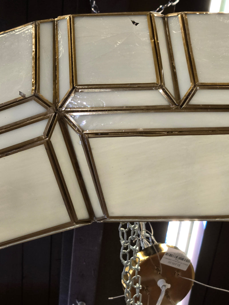 Belmont 16 Light 48-inch Chandelier in Brass