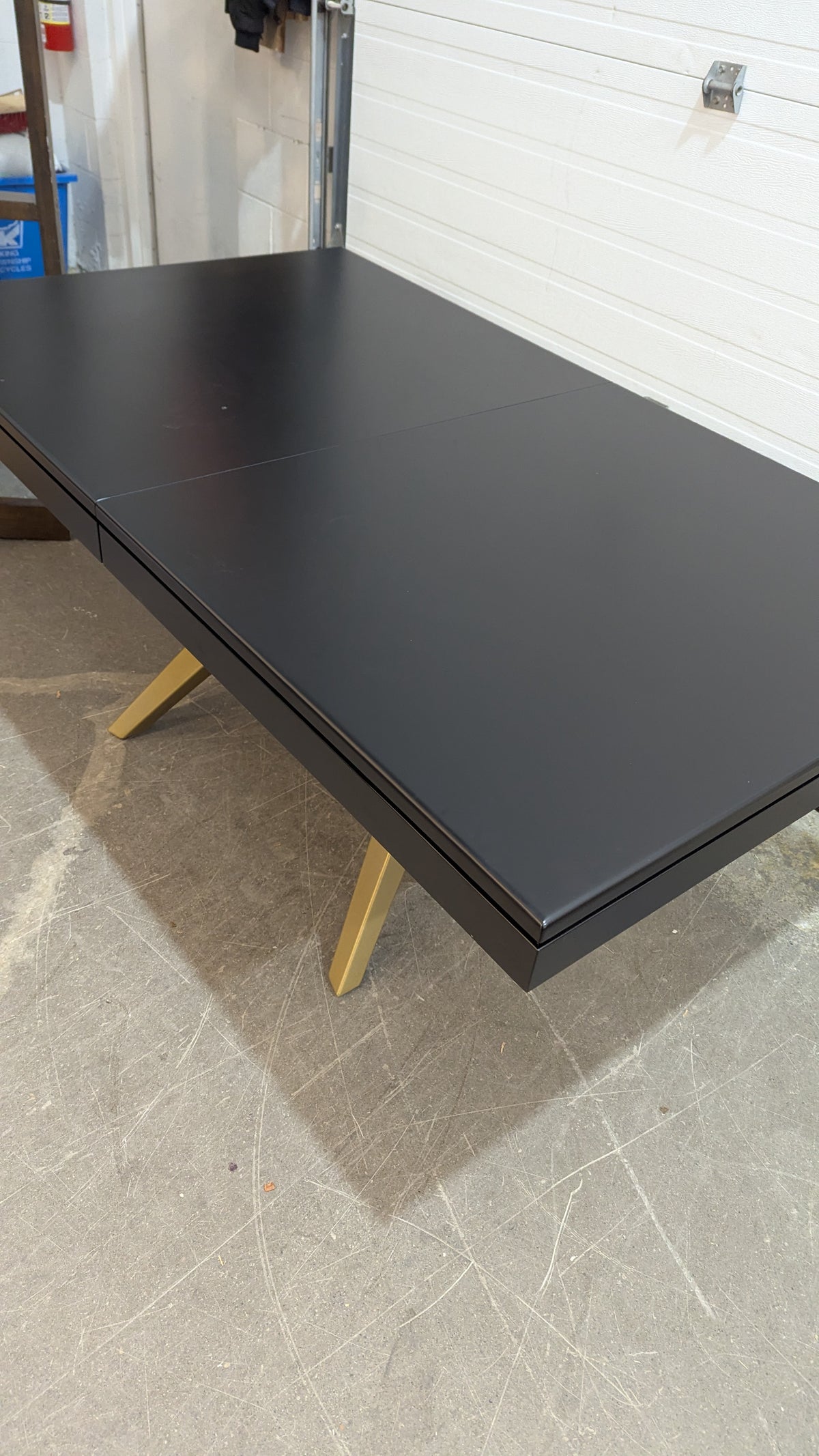 72"W Ebony Dining table