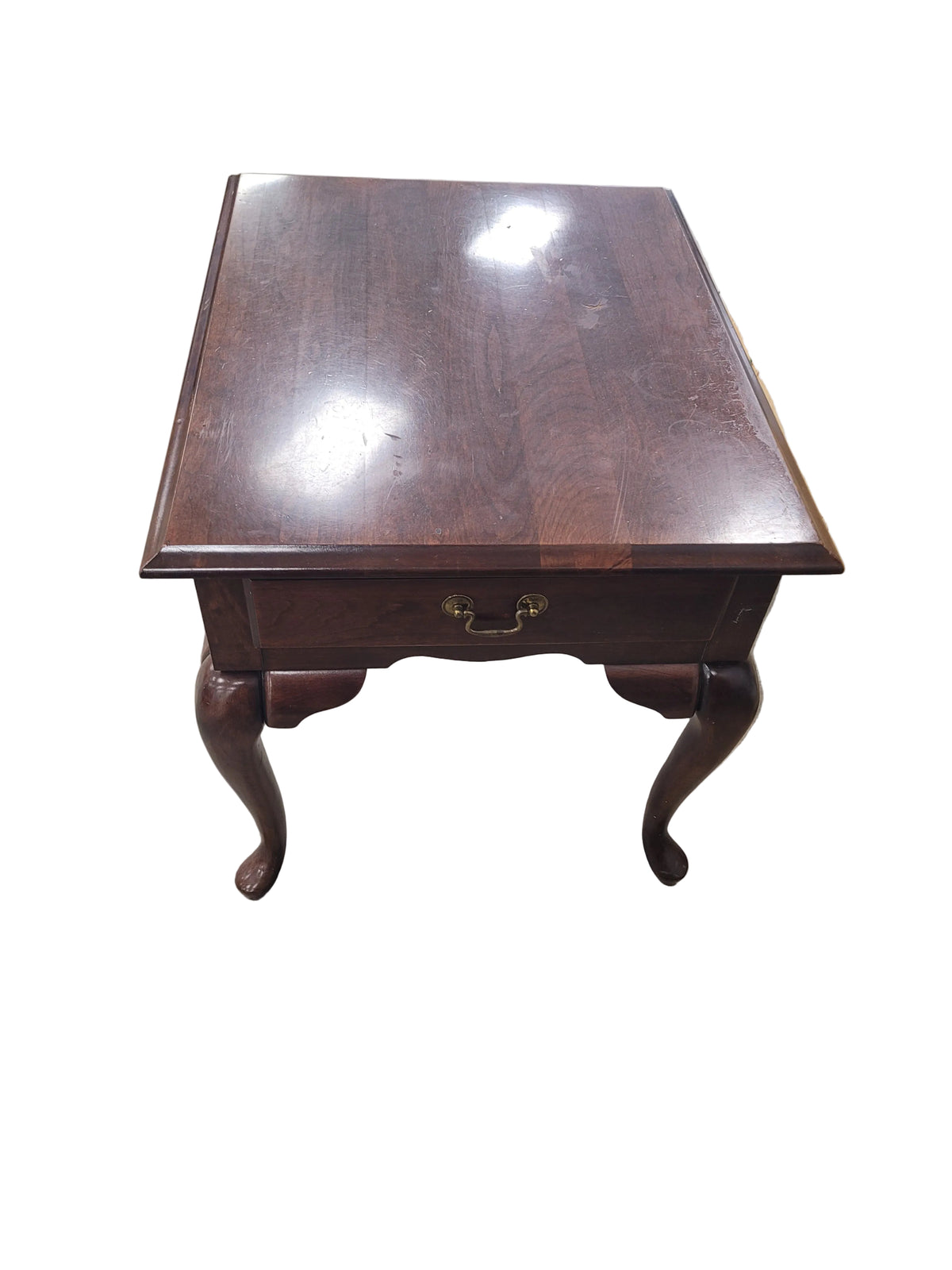 High Gloss Mahogany End Table