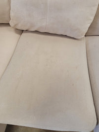 Light Cream L-Shaped Sectional Sofa