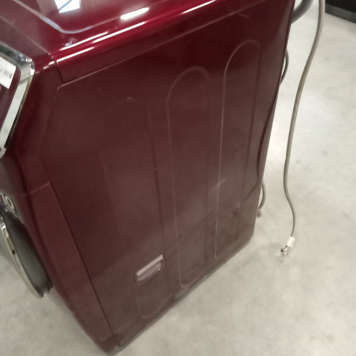 27"W Electric Front Load Dryer in Burgundy Finish