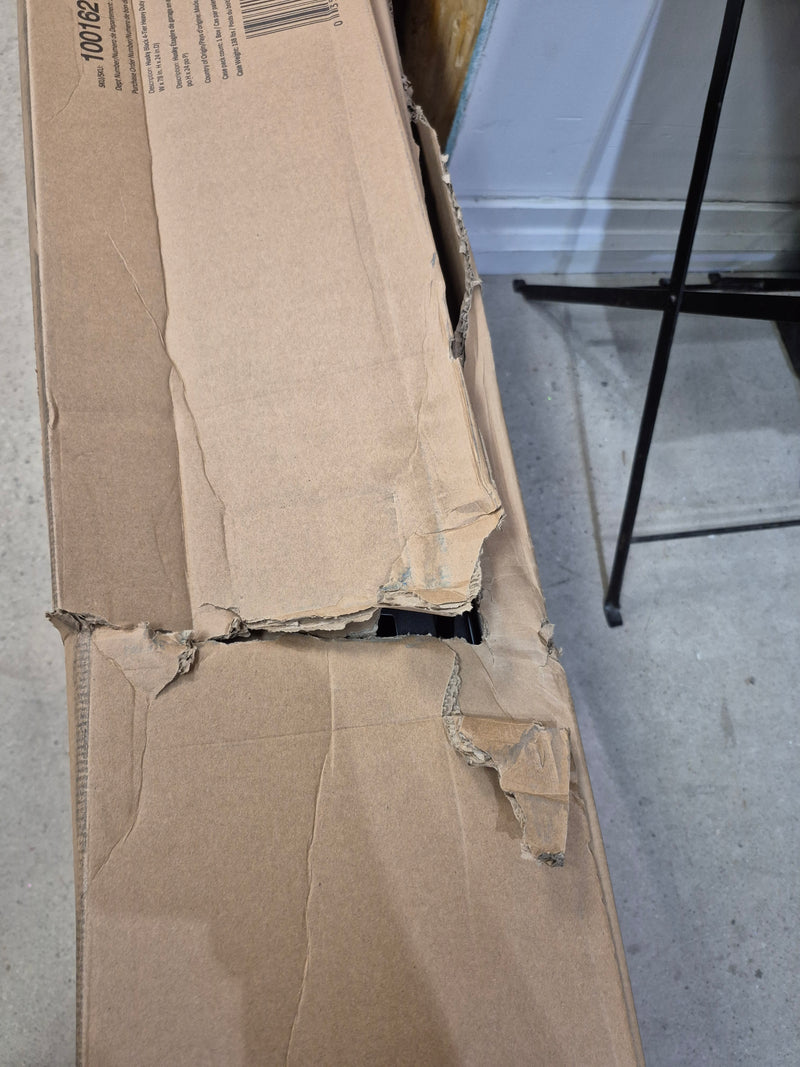 4-Shelf Heavy Duty Industrial Welded Steel Garage Storage Rack Shelving Unit in Black