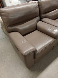 36"W Leather Power Recliner Armchair