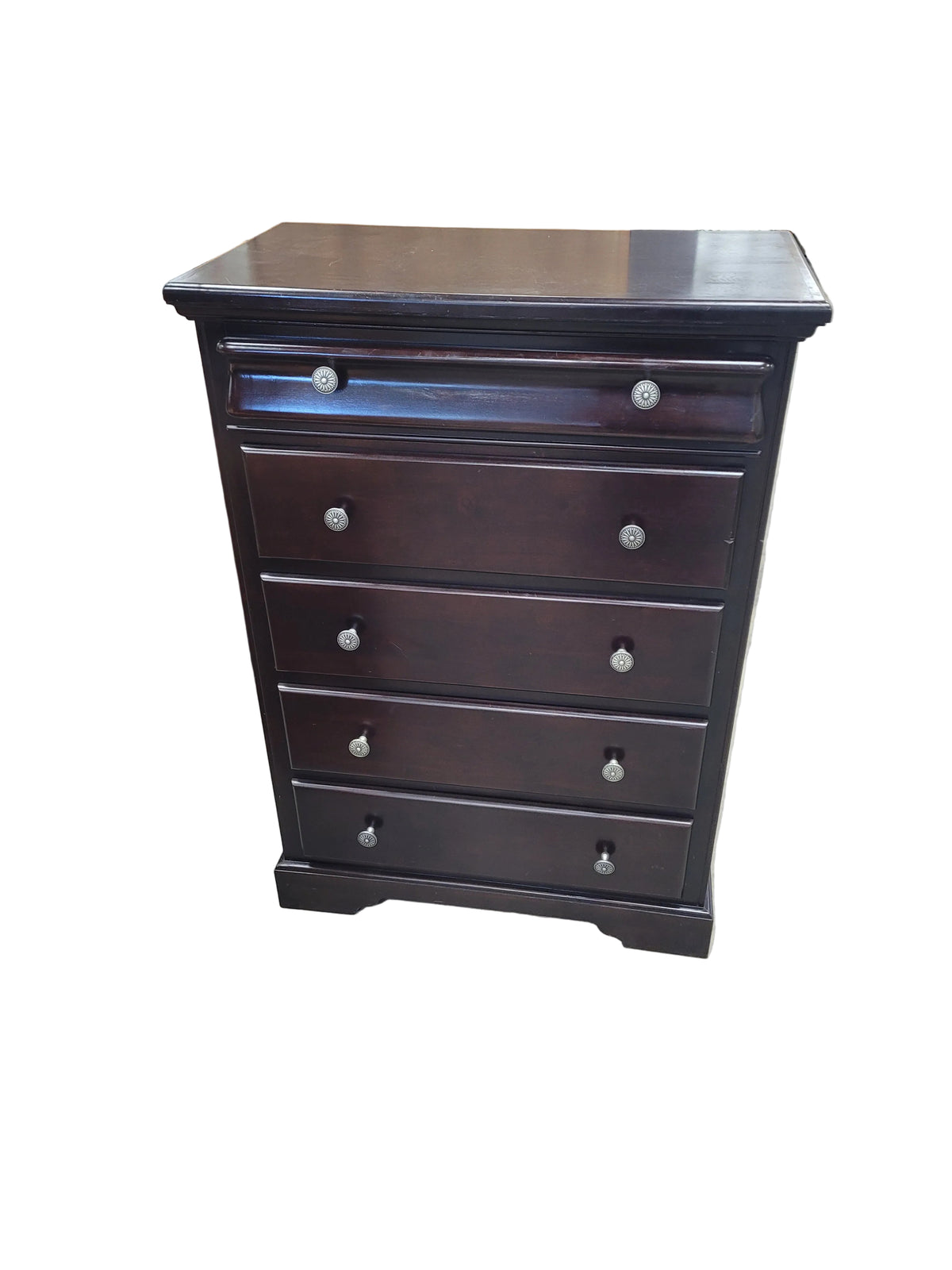 Dark Espresso-Finished Chest Of Drawers