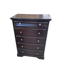 Dark Espresso-Finished Chest Of Drawers