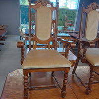 73"W Solid Wood Dining Set with 7 Pieces