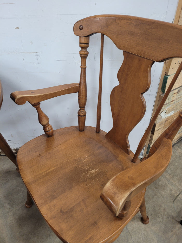 Oval Wooden Dining Set