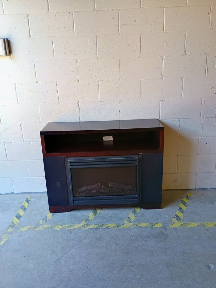 Electric Fireplace with Mantel